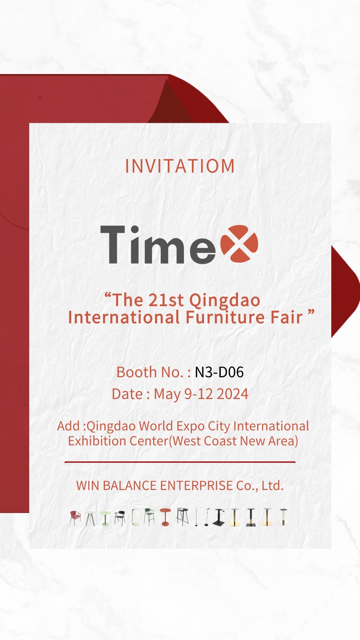 Invitation to the furniture fair