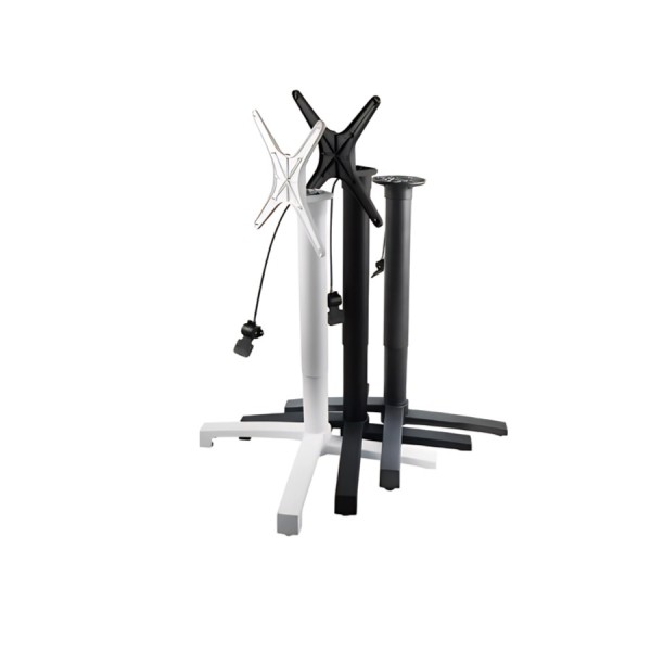 Pneumatischer Esstisch | Großhandel | Stapelbare Basis | Klappbare Tischplatte