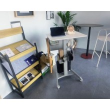 New Product Launch: Foldable Hydraulic Lifting Podium Debuts at Chengdu Educational Equipment Exhibition to Empower Campus Space Upgrade