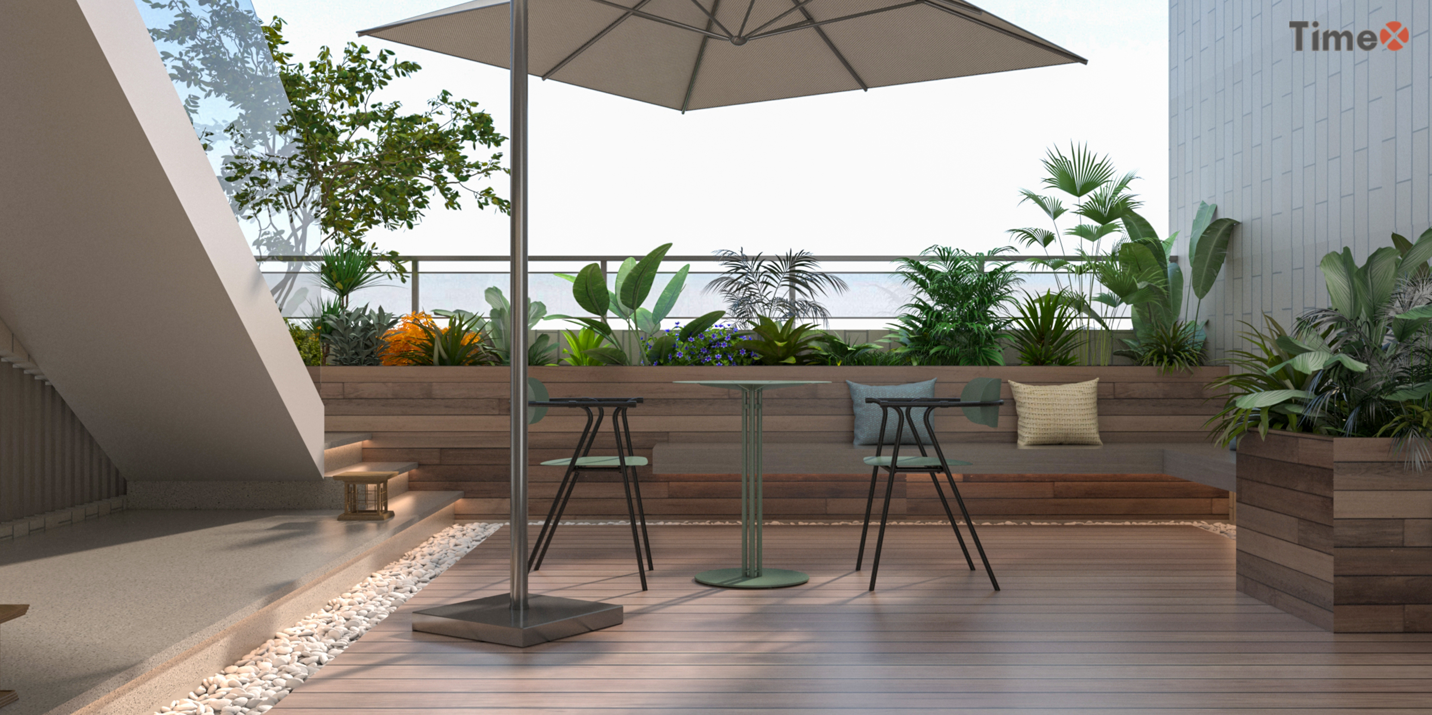 Lily is a customizable and wholesale metal table for hotel cafes or outdoor use.