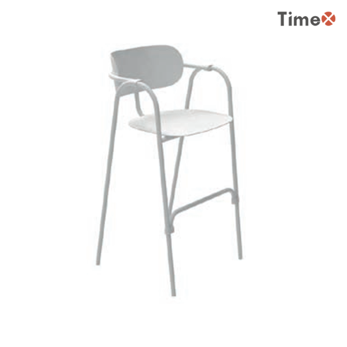 The white design metal chair wholesale.
