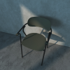 Moderno custom metal chairs sleek & light weight