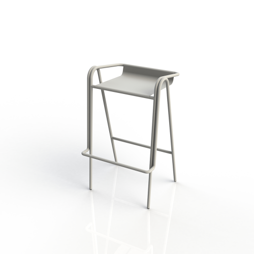 屋外および屋内用の金属製バースツール高品質レストランカスタム金属椅子