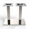Modern flat modern custom steel table bases 2101-SS for custom restaurant table bases