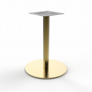 Die minimalistischen, modernen, runden Tischgestelle aus Kupfer 2817-GD sind robust und langlebig und bieten eine solide Grundlage für Ihren Schreibtisch.