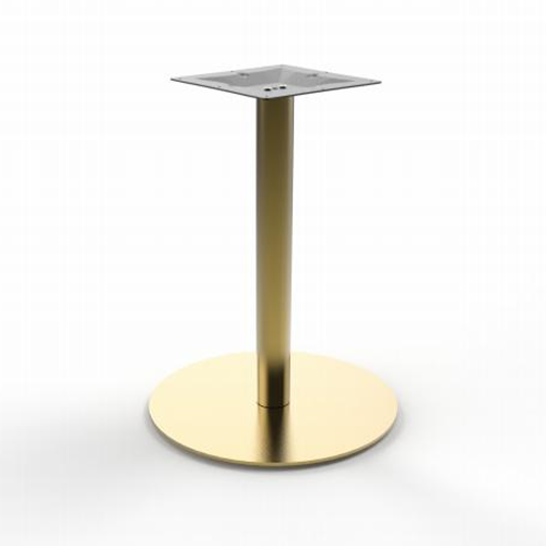 Die minimalistischen, modernen, runden Tischgestelle aus Kupfer 2817-GD sind robust und langlebig und bieten eine solide Grundlage für Ihren Schreibtisch.