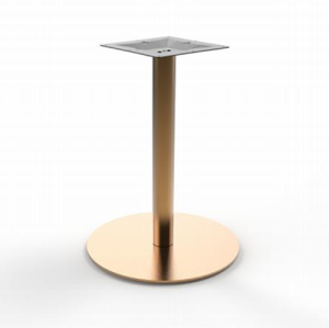 Die minimalistischen, modernen, runden Tischgestelle aus Kupfer 2817-cp sind robust und langlebig und bieten eine solide Grundlage für Ihren Schreibtisch.