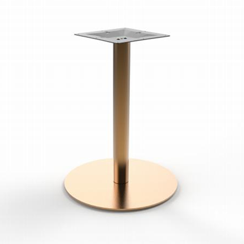 Die minimalistischen, modernen, runden Tischgestelle aus Kupfer 2817-cp sind robust und langlebig und bieten eine solide Grundlage für Ihren Schreibtisch.