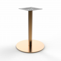 2817-CP minimalist modern custom copper round table bases are rugged and durable, providing a solid foundation for your desktop.