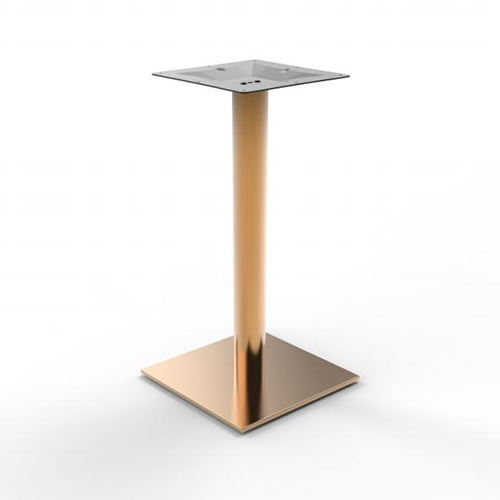 Minimalist modern copper square table bases are rugged and durable, providing a solid foundation for your desktop.