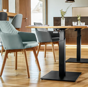 Hydraulic Lift Table Bases | Wholesale | Mild steel and Aluminum | For Restaurant or Office Space