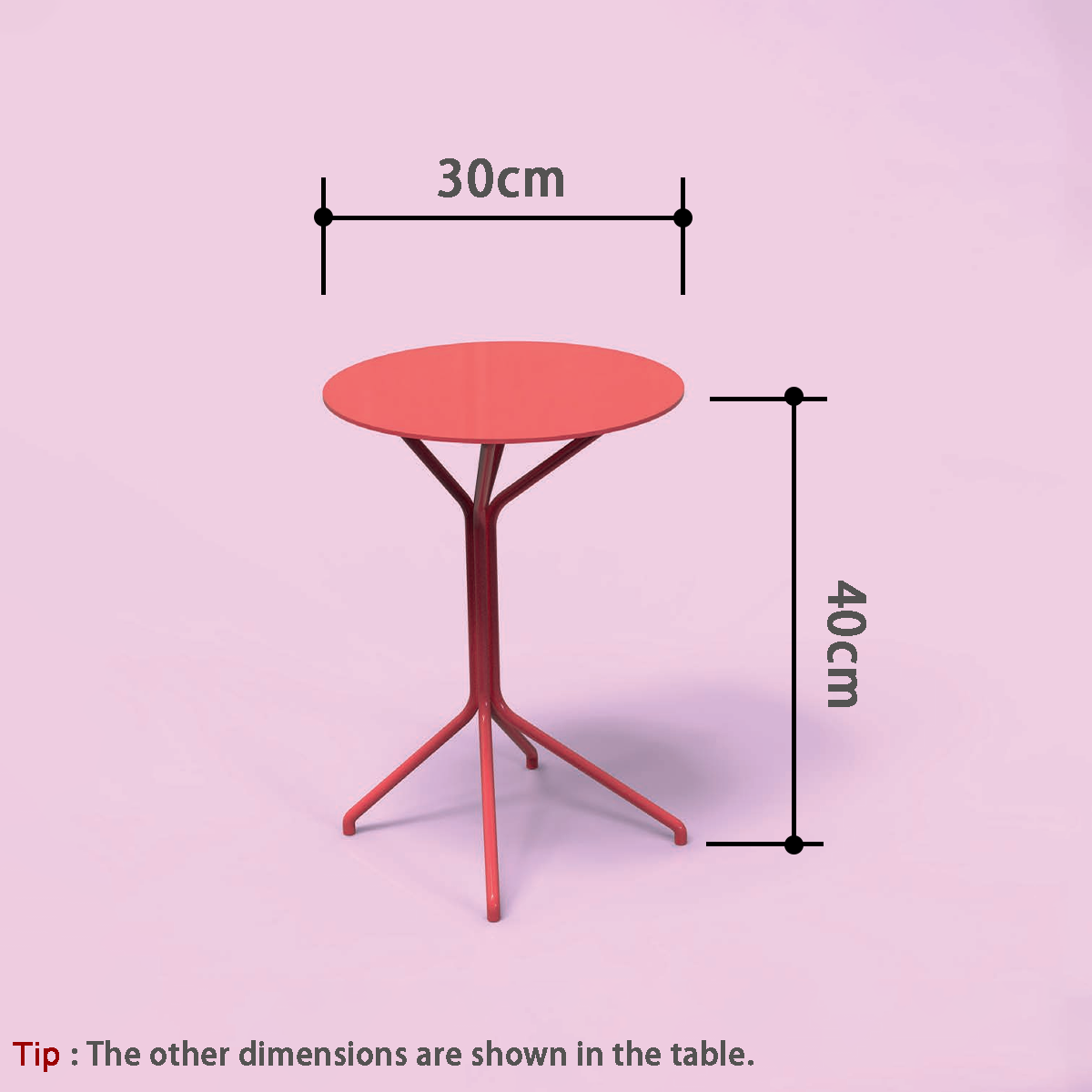 Dimension drawing of Octo.