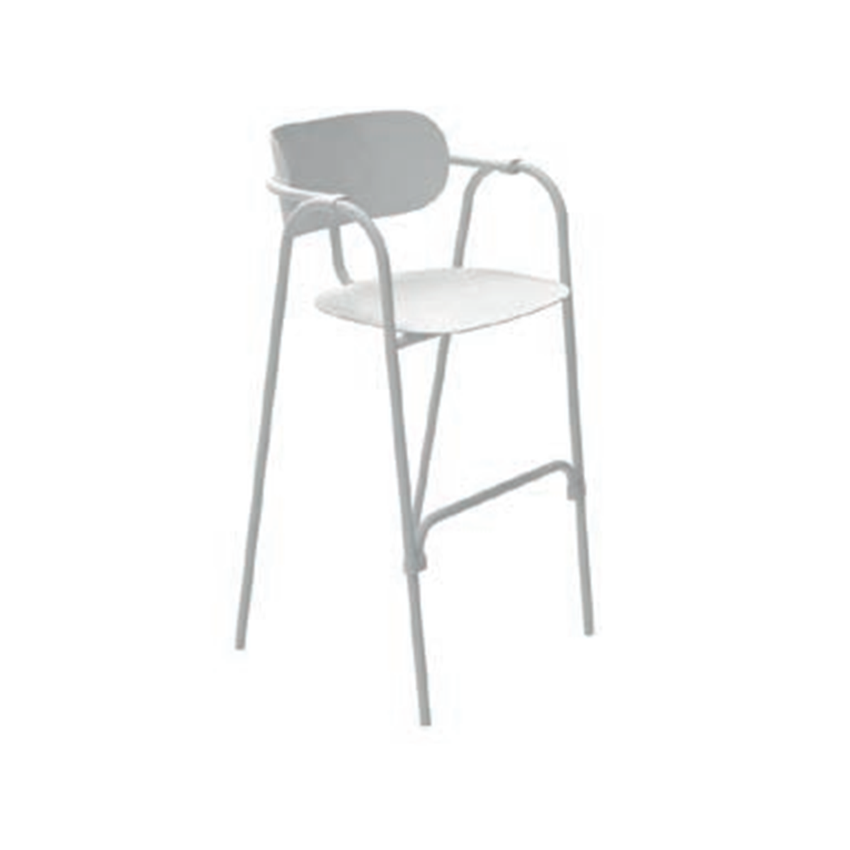 The white design metal chair wholesale.