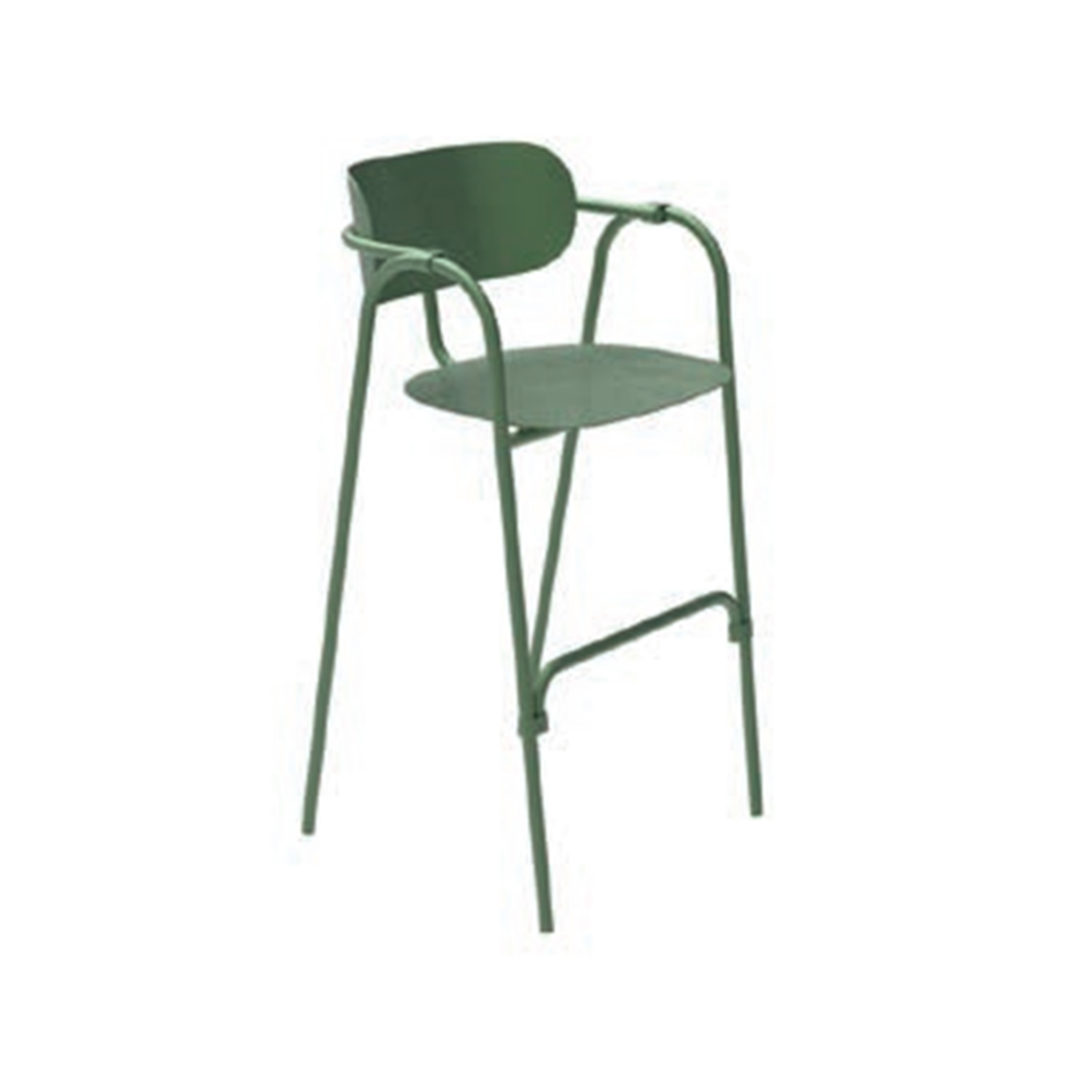 The green design metal chair wholesale.