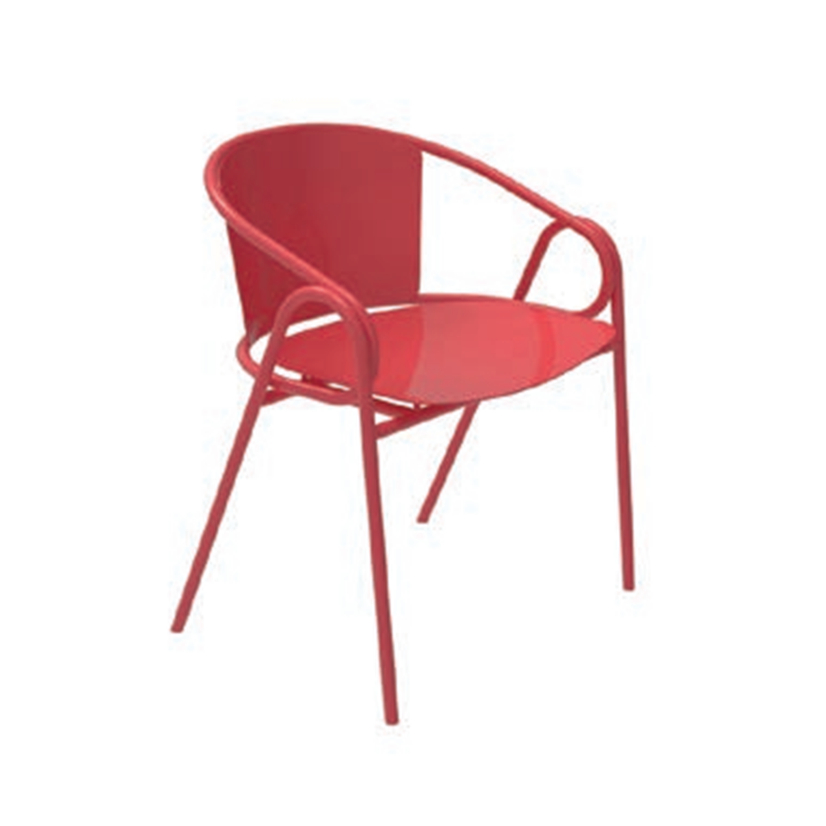 The red mutual chair.