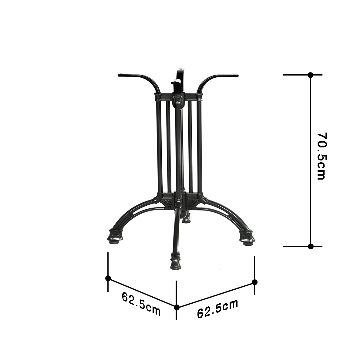 Dimension drawing of the 3700series.