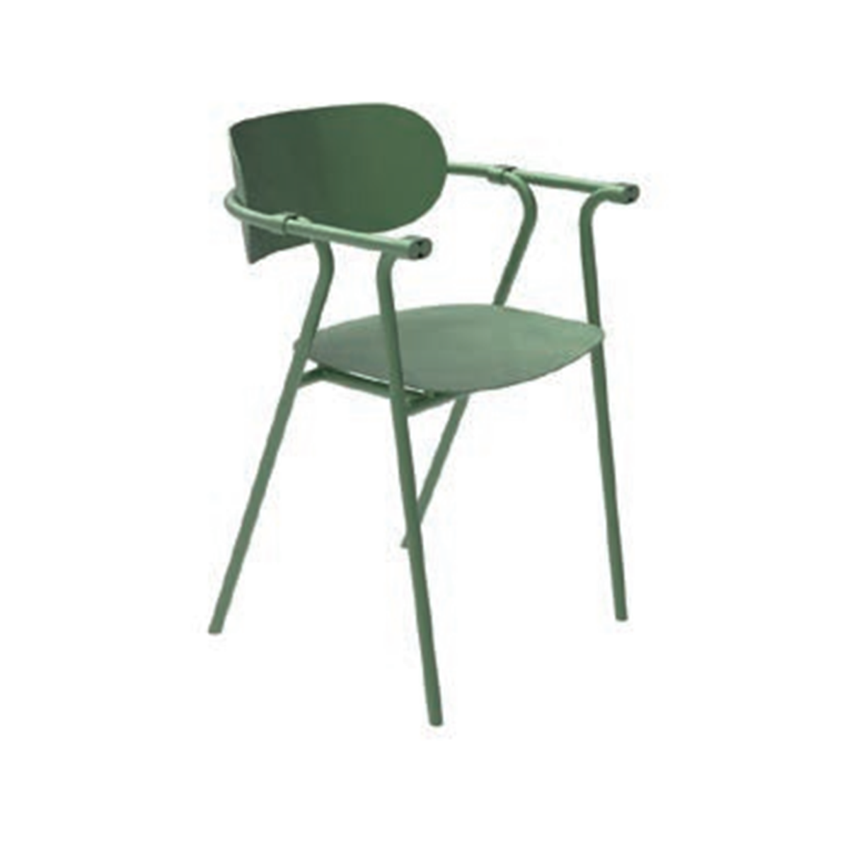 Der grüne Bond Chair.