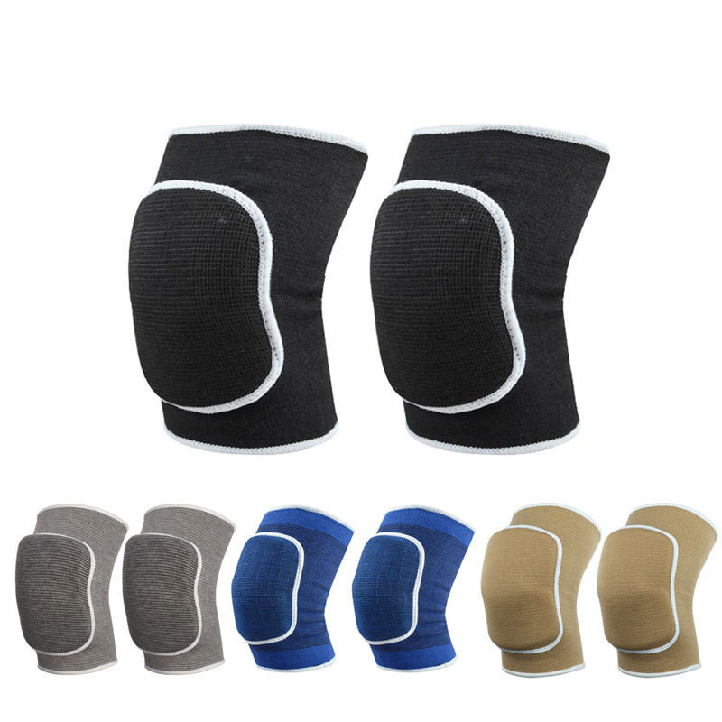 Wholesale Volleyball Knee Pads Anti-Collision Knee Sleeve Supplier | Breathable, Elastic | Built-In Sponge, Elastic Weave | For Skating Cycling