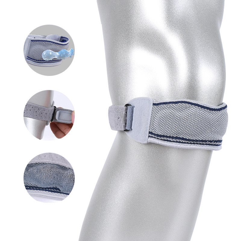 Custom Patella Knee Strap Design For Running | Elastic, Breathable, Shock-Absorbing | Silicone Non-Slip, Highly Sticky Velcro | Climbing, Cycling
