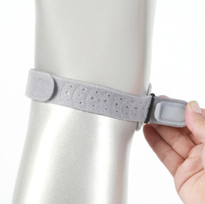 Diseño personalizado de correa para rodilla y rótula para correr | Elástico, Transpirable, Amortiguador | Velcro de silicona antideslizante y altamente adhesivo | Escalada, Ciclismo