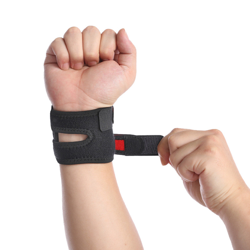 Wholesale Wrist Strap Sprained Wrist Brace Logo Custom | 3D Compression Wrap, Double Velcro | For Weightlifting, Fitness