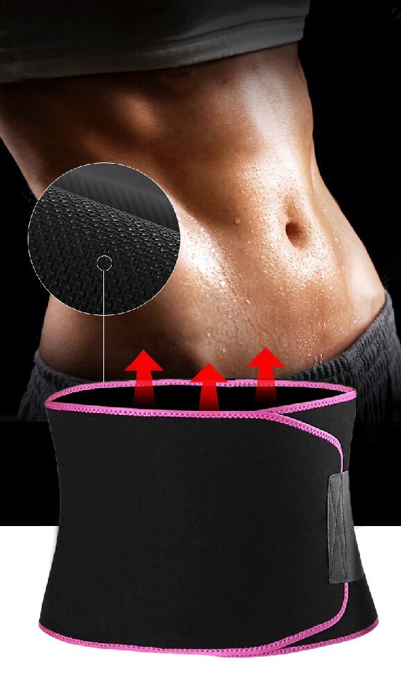 Wholesale Waist Trainer Sweat Belt Sports Waist Support Manufacturing | High Elasticity, Adjustable | Widen Velcro, Neoprene Fabirc | For Women