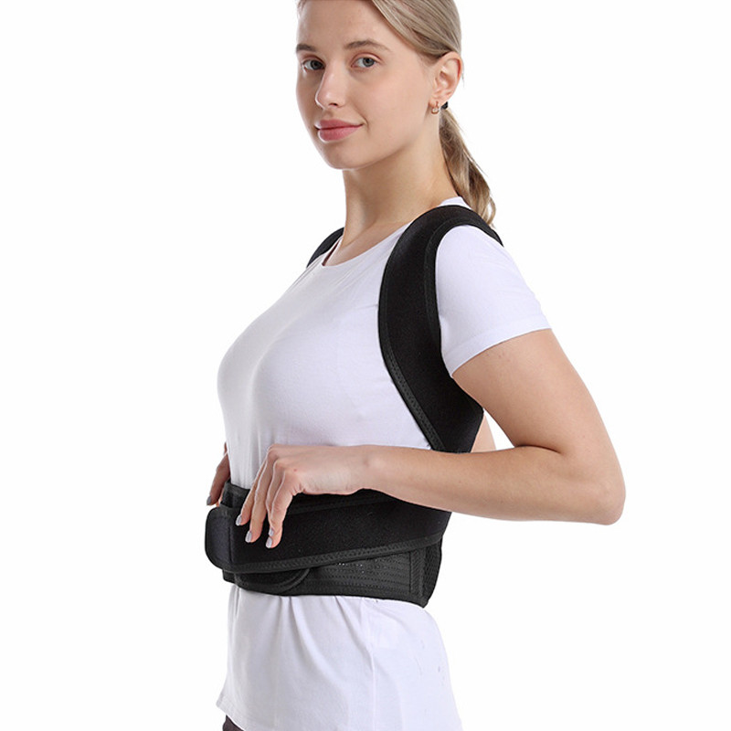 Wholesale Lumbar Back Supports Belts Back Posture Brace Supplier | Breathable, Adjustable | Metal Buckle, Thickened Webbing | For Back Pain