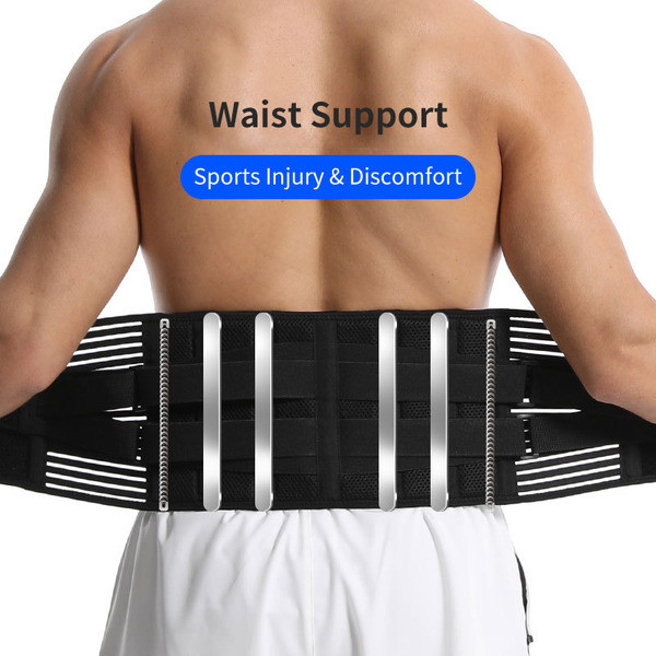 Wholesale Padded Waist Belt Back Support Waist Trainer Supply | Comfortable, Adjustable | Lumbar Pad, Double Straps