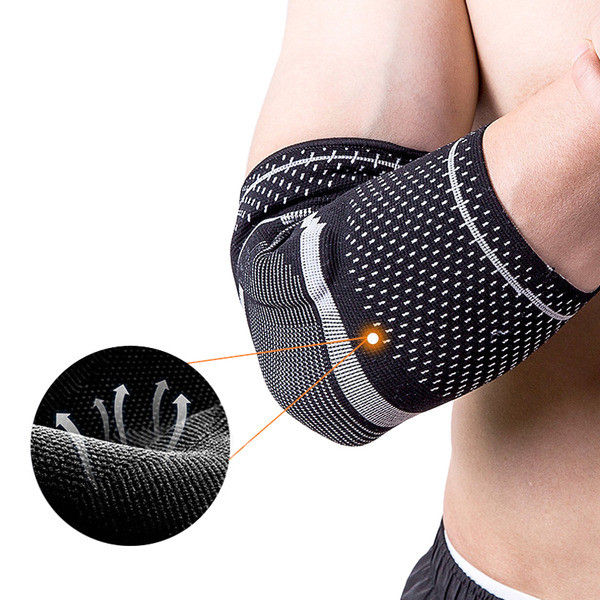 Wholesale Padded Arm Sleeve Elbow Forearm Pads Brace supplier | Sweat-Absorbent, Breathable | Joint Protection | For Badminton, Gym Workouts