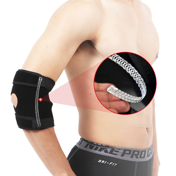 Wholesale Elbow Joint Support Brace Compression Supplier | Breathable, Adjustable | Elastic Spring, Double Velcro | For Running, Cycling