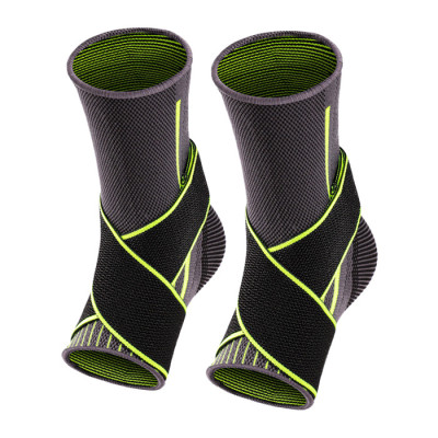 Wholesale Knitted Ankle Support | Pressurized, Anti-sprain | Breathable, Velcro Strap | Basketball, Soccer, Gymnastics