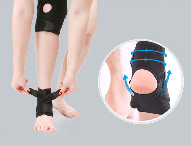 Wholesale Sprained Ankle Support Brace For Football | Shock-Absorbing, Anti-Slip | Nylon Adjustable Wraps, Joint Support | For Soccer, Gymnastics