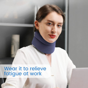 Soporte para cuello personalizado Fabricante de soporte para cuello para dormir | Absorbe el sudor, ajustable | Aliviar la fatiga y el dolor | Para trabajar, dormir