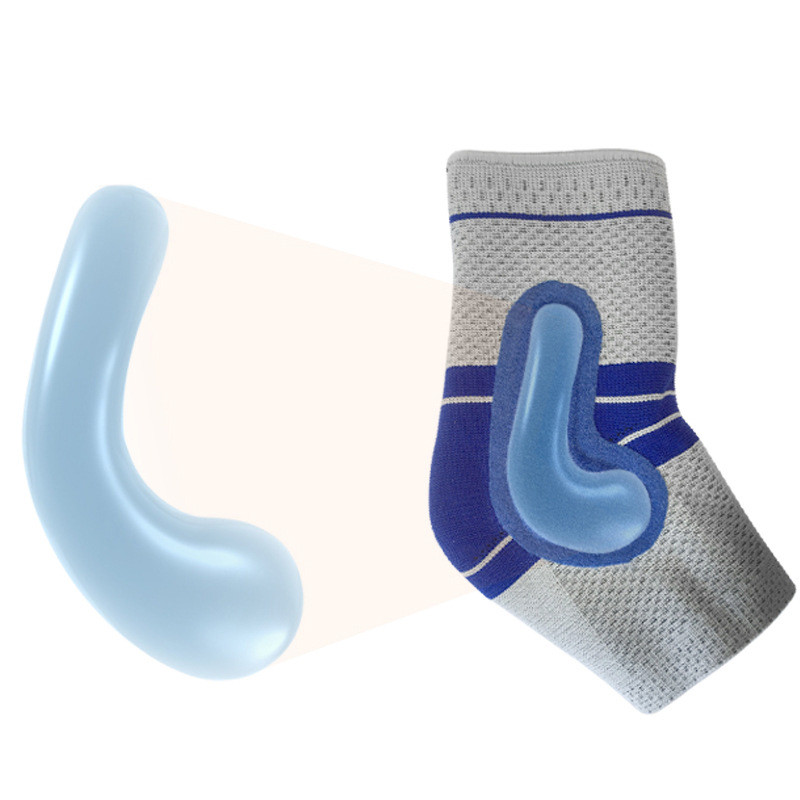 Customized Ankle Support Sleeve For Running-Silicone Massage Cushion
