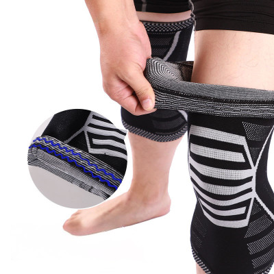 Elastic Knee Brace Supplier | 3D Nylon Weave | Silicone Non-Slip | For Tennis, Cycling, Basketball