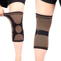 Custom Knee Sleeves | Copper , Distributed Decompression | Dual Silicone Strips | Cycling, Running