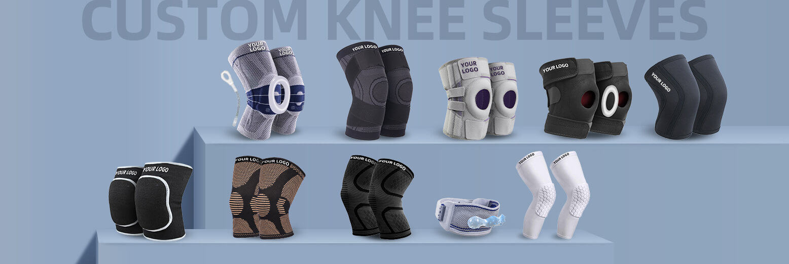 240314 High Quality Custom Knee Sleeves - Quality Without Compromise Budget-Friendly Solutions from a Leading Sports Protective Gear Factory