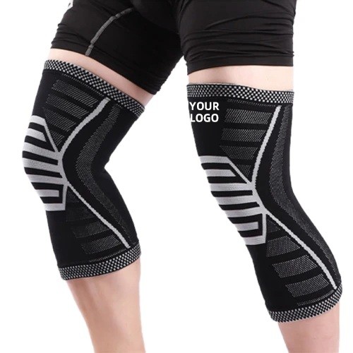 Elastic Knee Brace Supplier | 3D Nylon Weave | Silicone Non-Slip | For Tennis, Cycling, Basketball