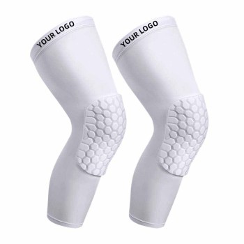 Custom Basketball Leg Sleeves | Honeycomb Pad, Non-Slip Strip | Knee Sleeve For Football Cycling