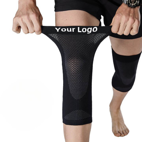 MAXSPORTSPRO Custom Knee Sleeve | Ultra-thin, Non-Slip Silicone | Basketball, Running, Cycling
