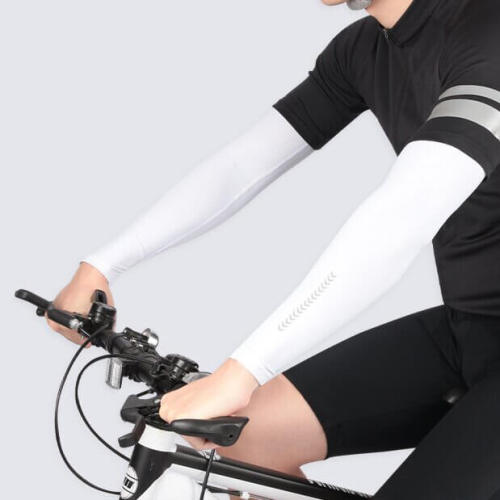 Mangas de sol de ciclismo personalizadas | Reflectante, Enfriamiento, Compresión | baloncesto, correr