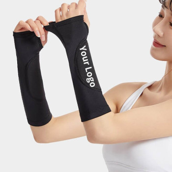 Custom Volleyball Arm Sleeves | Built-in Sponge, Compression | Anti-slip Silicone | Shock Cushioning