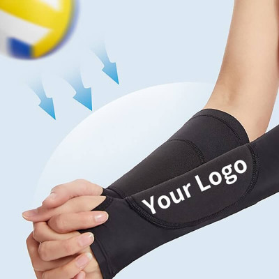 Custom Volleyball Sleeves | Built-in Sponge, Compression | Anti-slip Silicone | Shock Cushioning