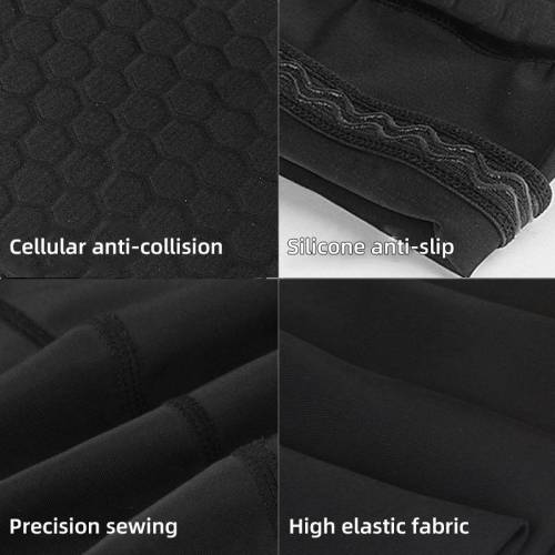 Custom Basketball Leg Sleeves | Honeycomb Pad | Non-Slip Strip | Knee Sleeve For Football Cycling