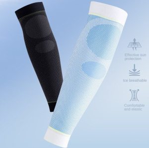 Mangas UV de compresión personalizadas | Protección solar, gradiente de presión | Baloncesto, correr, ciclismo, golf