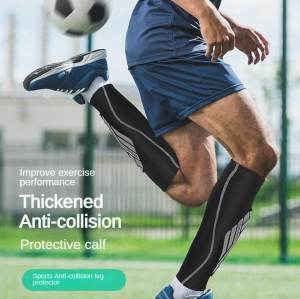 Custom Calf Support Sleeves | Anti-Collision EVA Shin Pad | Antislip Grip | Breathable | Soccer
