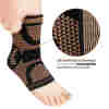 Custom Copper Ankle Sleeve |  Compression, Anti-Slip | For Basketball