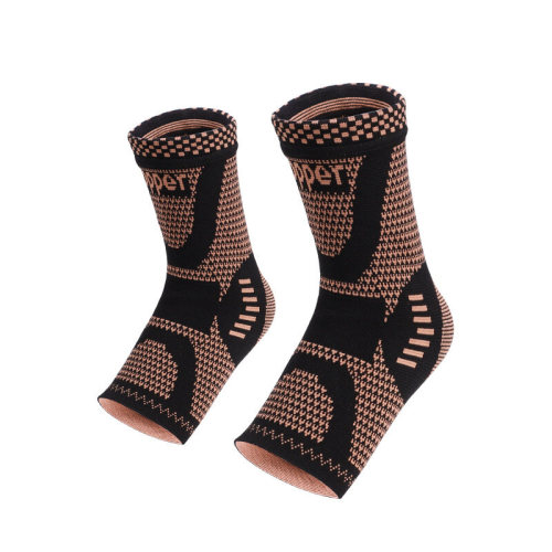 Custom Copper Ankle Sleeve |  Compression, Anti-Slip | For Basketball
