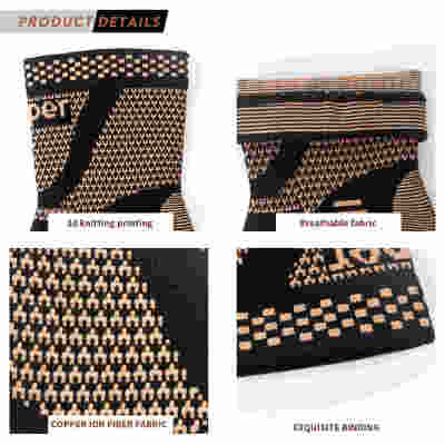 Custom Copper Ankle Sleeve |  Compression, Anti-Slip | For Basketball