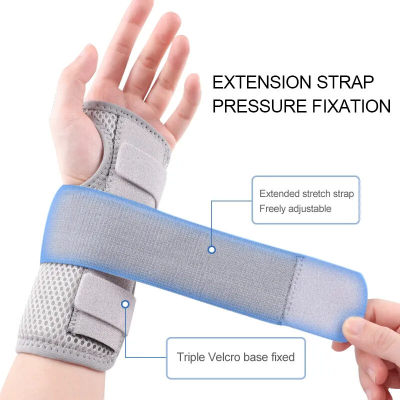 Custom Wrist Brace Support | Aluminum Plate, Soft Plastic Support | Tendonitis, Fracture, Discomfort